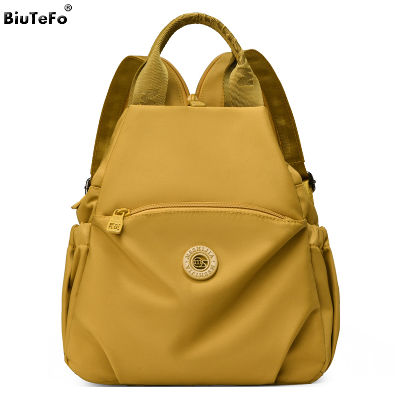 Fashion Backpack Women - แฟชั่นกระเป๋าเป้สะพายหลังผู้หญิงกระเป๋าคาดหน้าอกไนลอนกันน้ำกระเป๋าสะพายสุภาพสตรีกระเป๋าสะพายไหล่น้ำหนักเบากระเป๋าเดินทางขนาดใหญ่