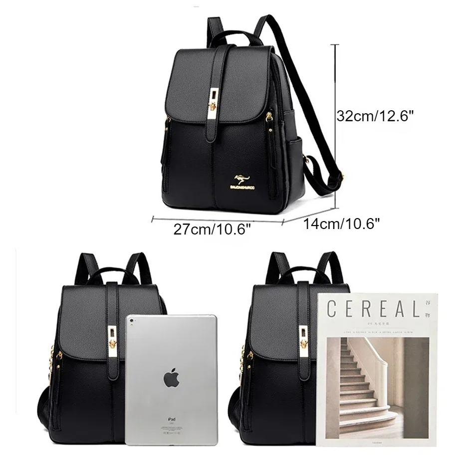 กระเป๋าเป้สะพายหลังหนังผู้หญิง - Leather Backpack Vintage บทวิจารณ์และราคา