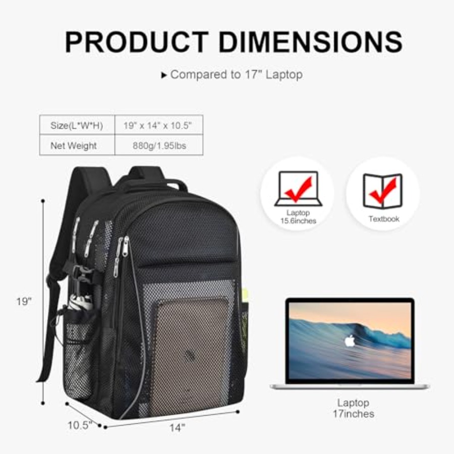 กระเป๋าเป้ตาข่ายขนาดใหญ่พิเศษส - Rain Cover Backpack บทวิจารณ์และราคา